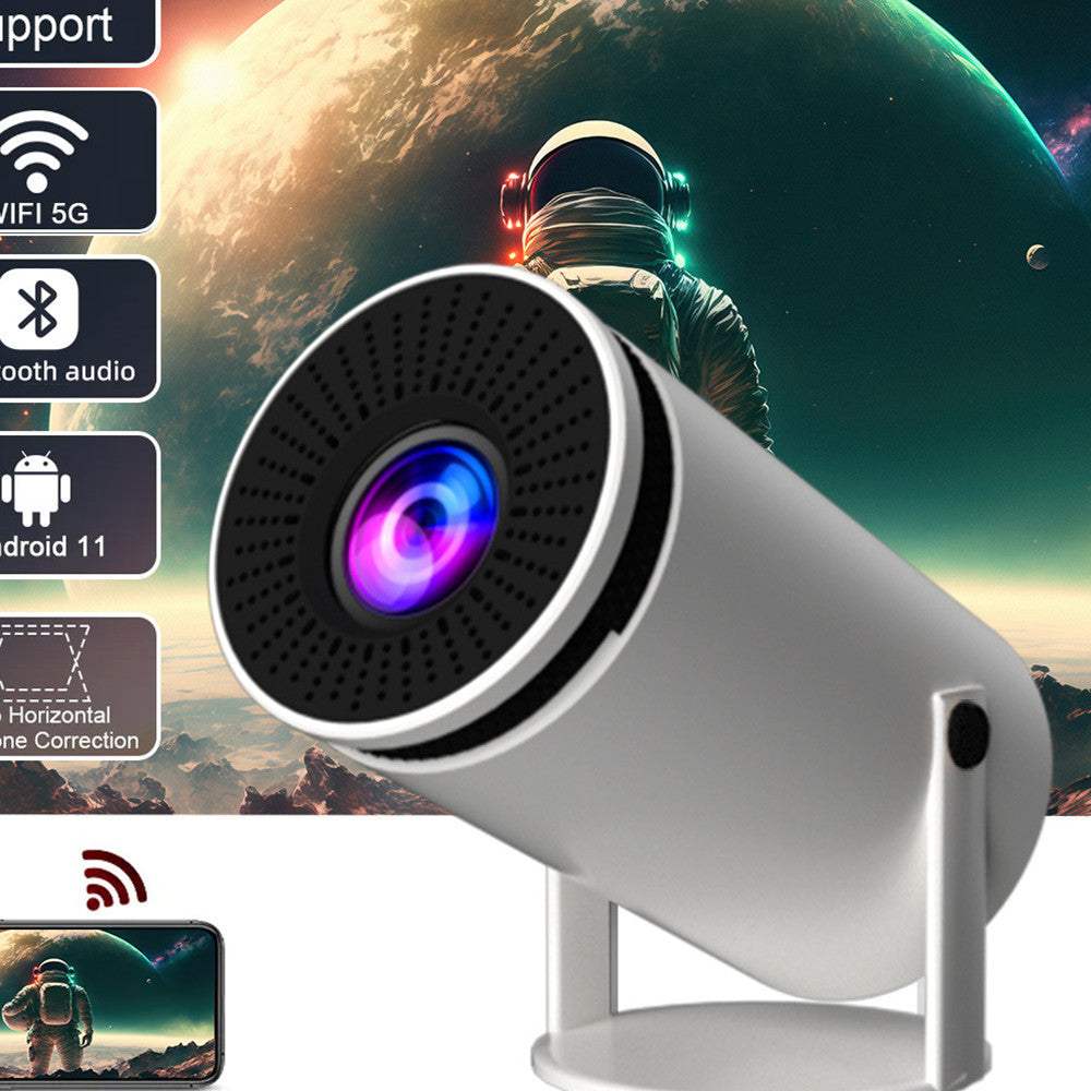 Barrel Machine Hy300 projector with futuristic design and advanced projection features.