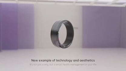 Smart Ring Wearable Device Multifunctional Black High-tech